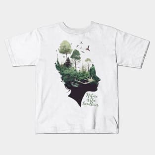 Nature is the headliner Kids T-Shirt